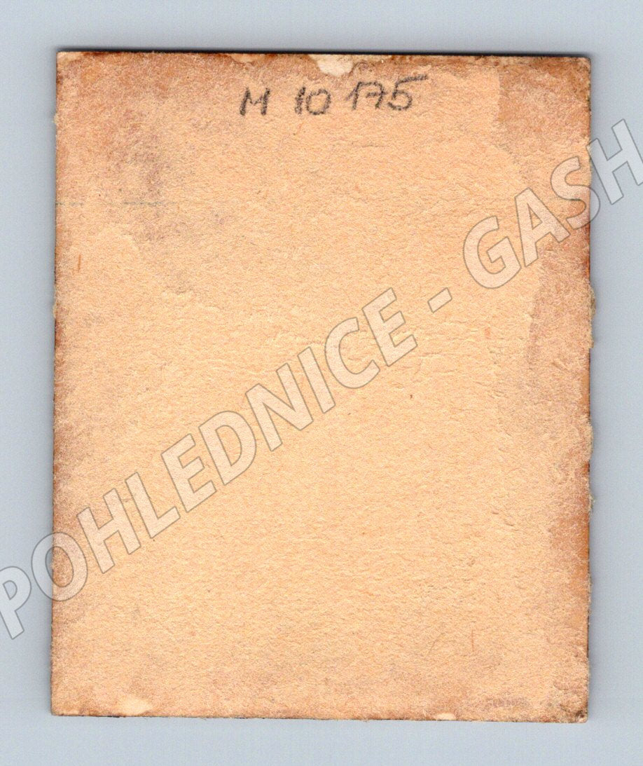 Army officers at a cannon old postcard (M10175)