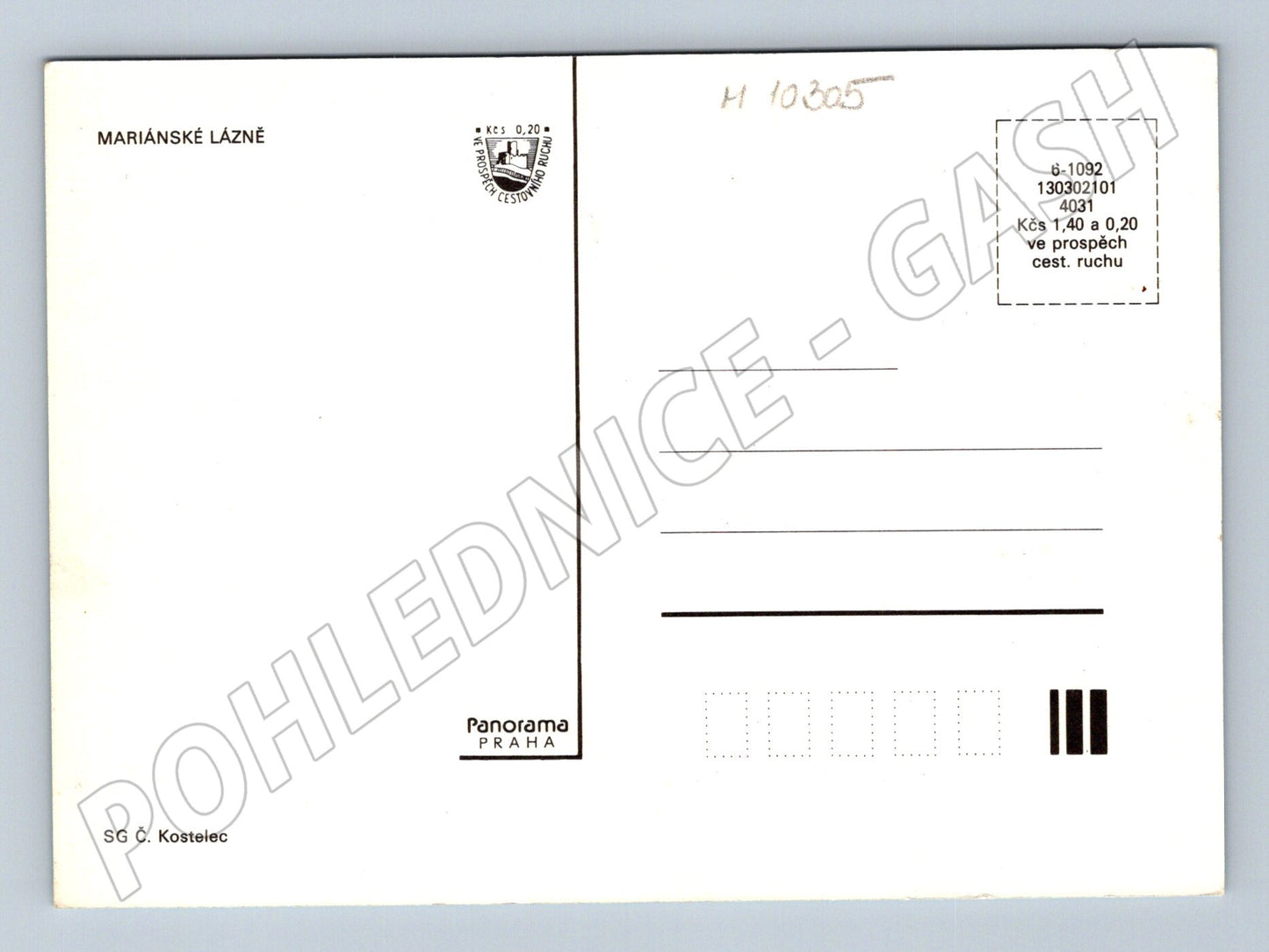 Pohlednice Mariánské Lázně - více záběrů (M10305)