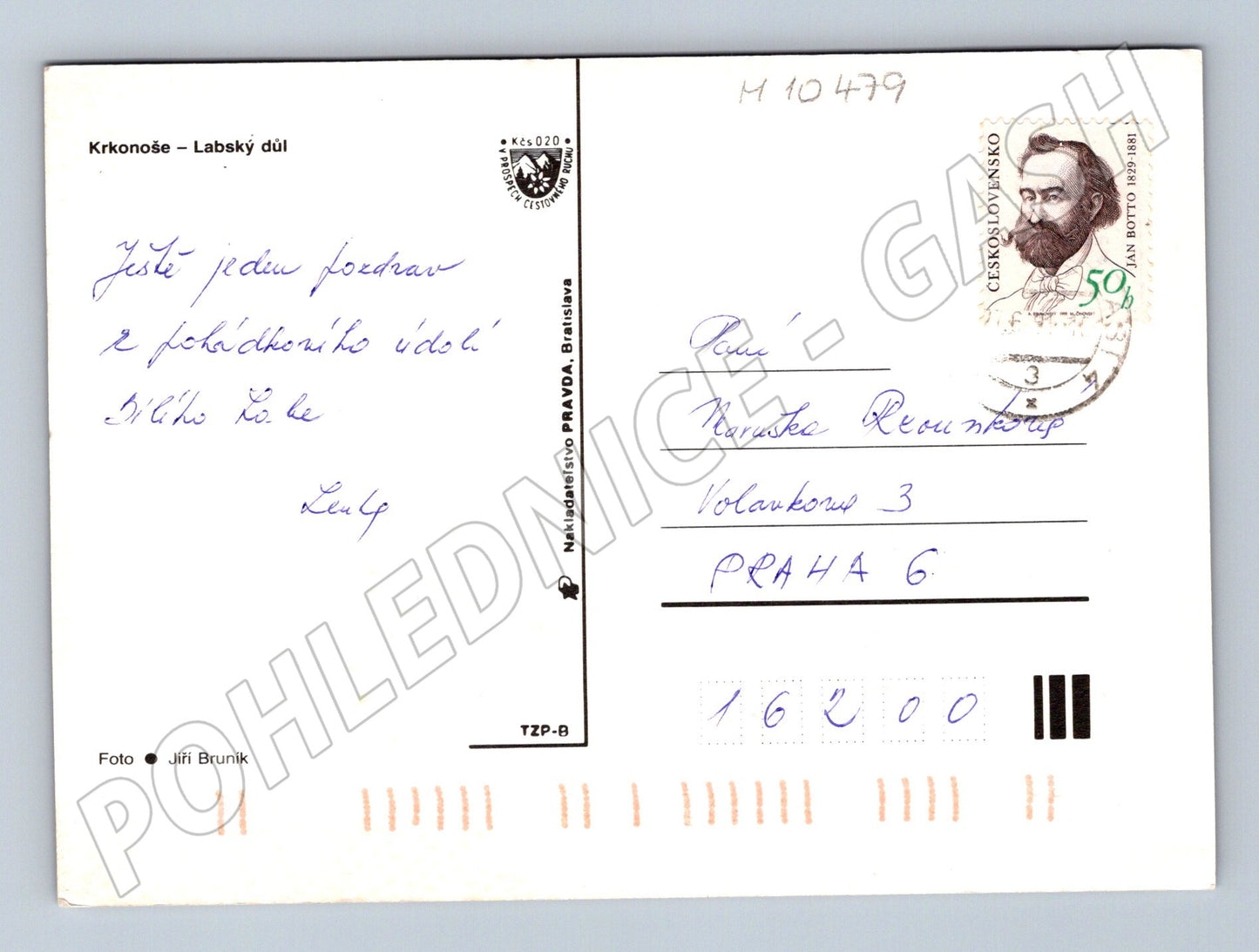 Pohlednice Krkonoše – Labský důl, více záběrů (M10479)