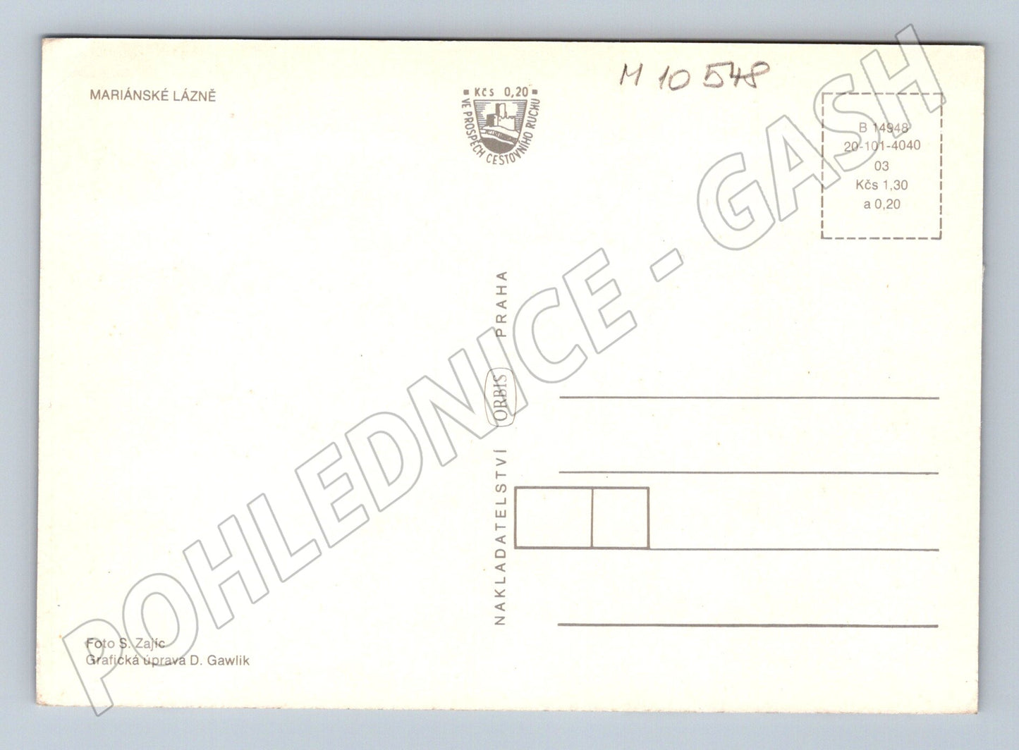 Pohlednice Mariánské Lázně - více pohledů (M10548)