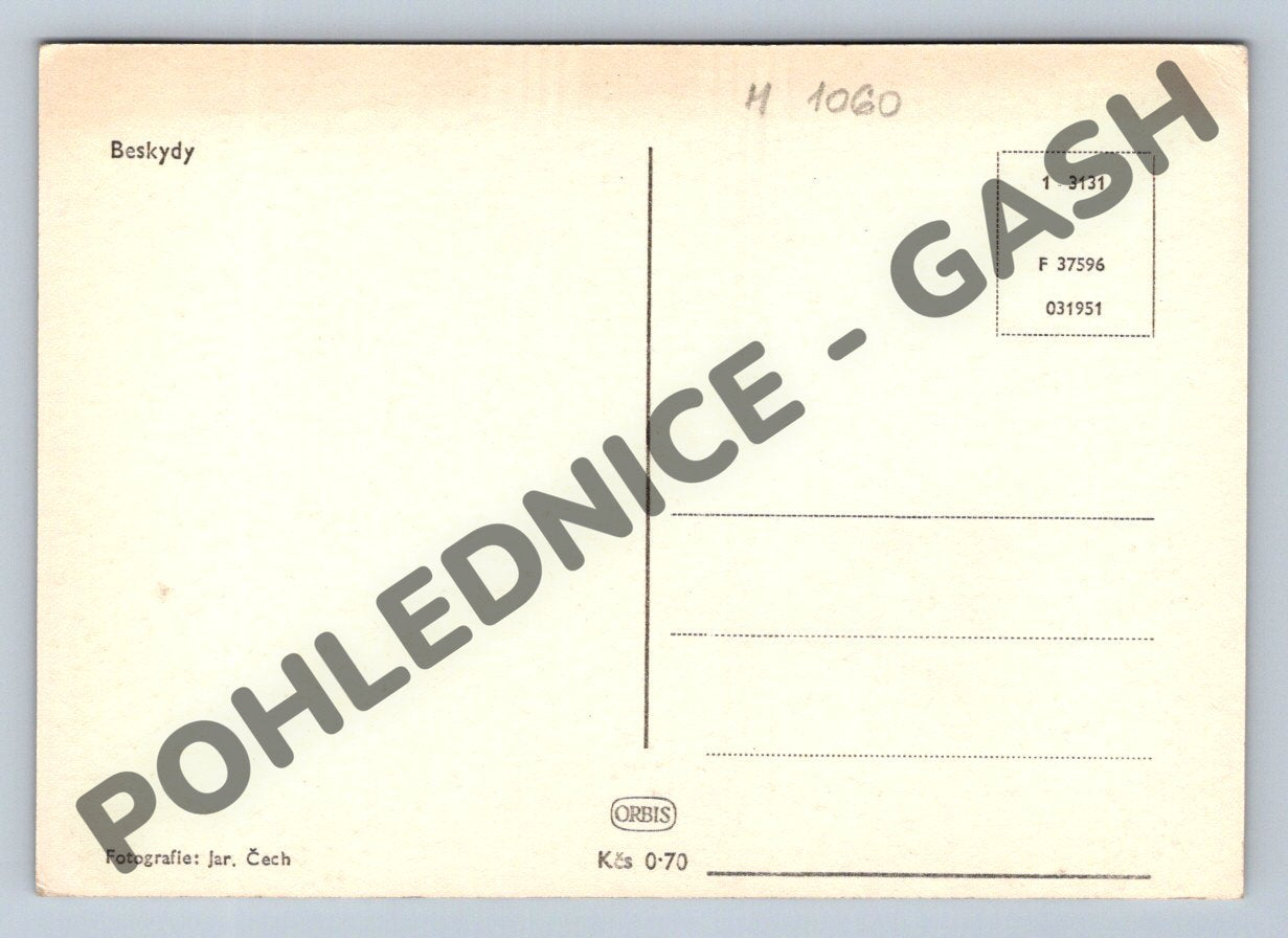 Pohlednice Vánoce Beskydy Radostné vánoce ČR (M1060)