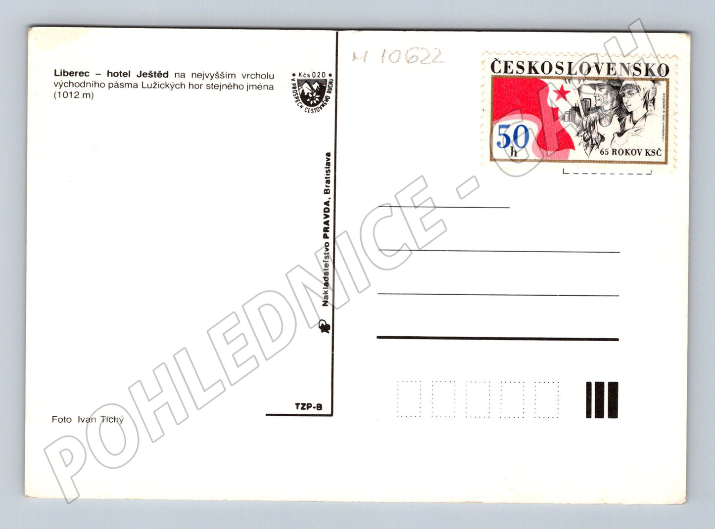 Pohlednice Liberec – Ještěd (M10622)
