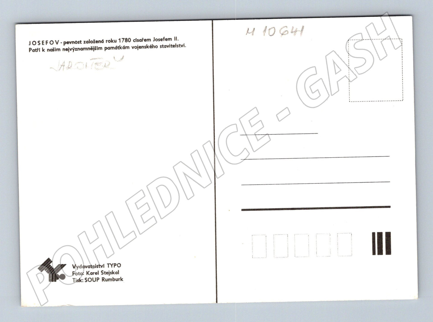 Pohlednice Josefov - pevnost (M10641)