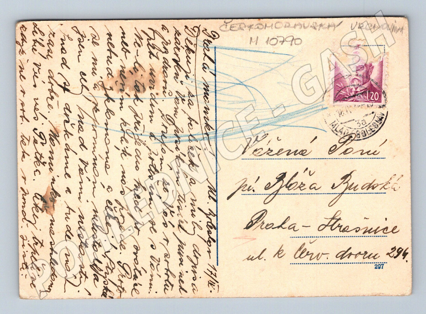 Pohlednice Československo 1938 – Venkovská krajina (M10790)