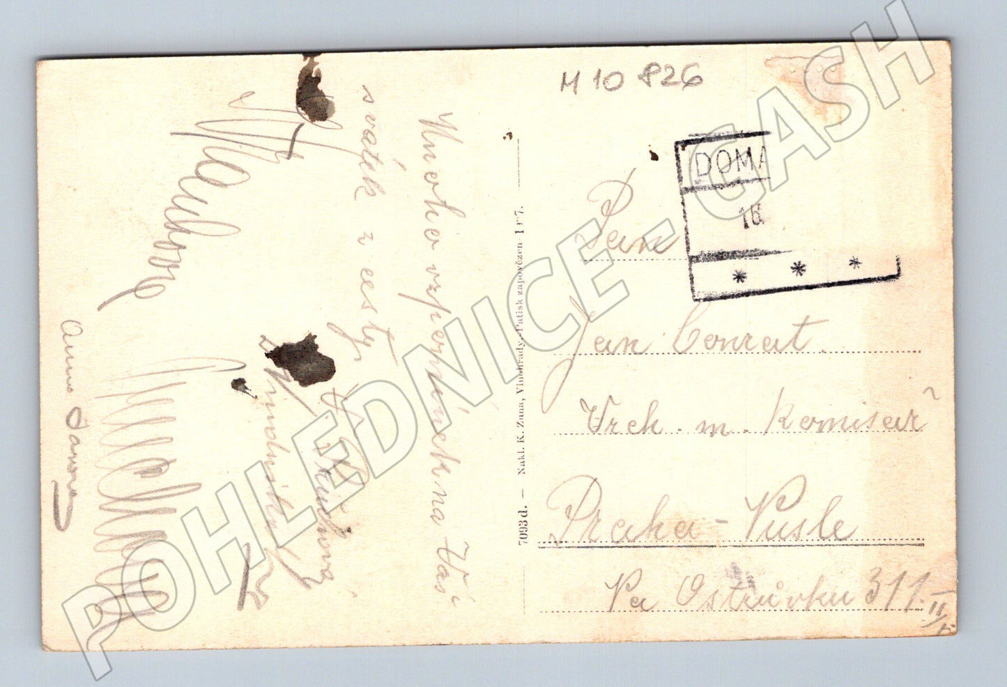 Pohlednice Domažlice Památka náměstí (M10826)