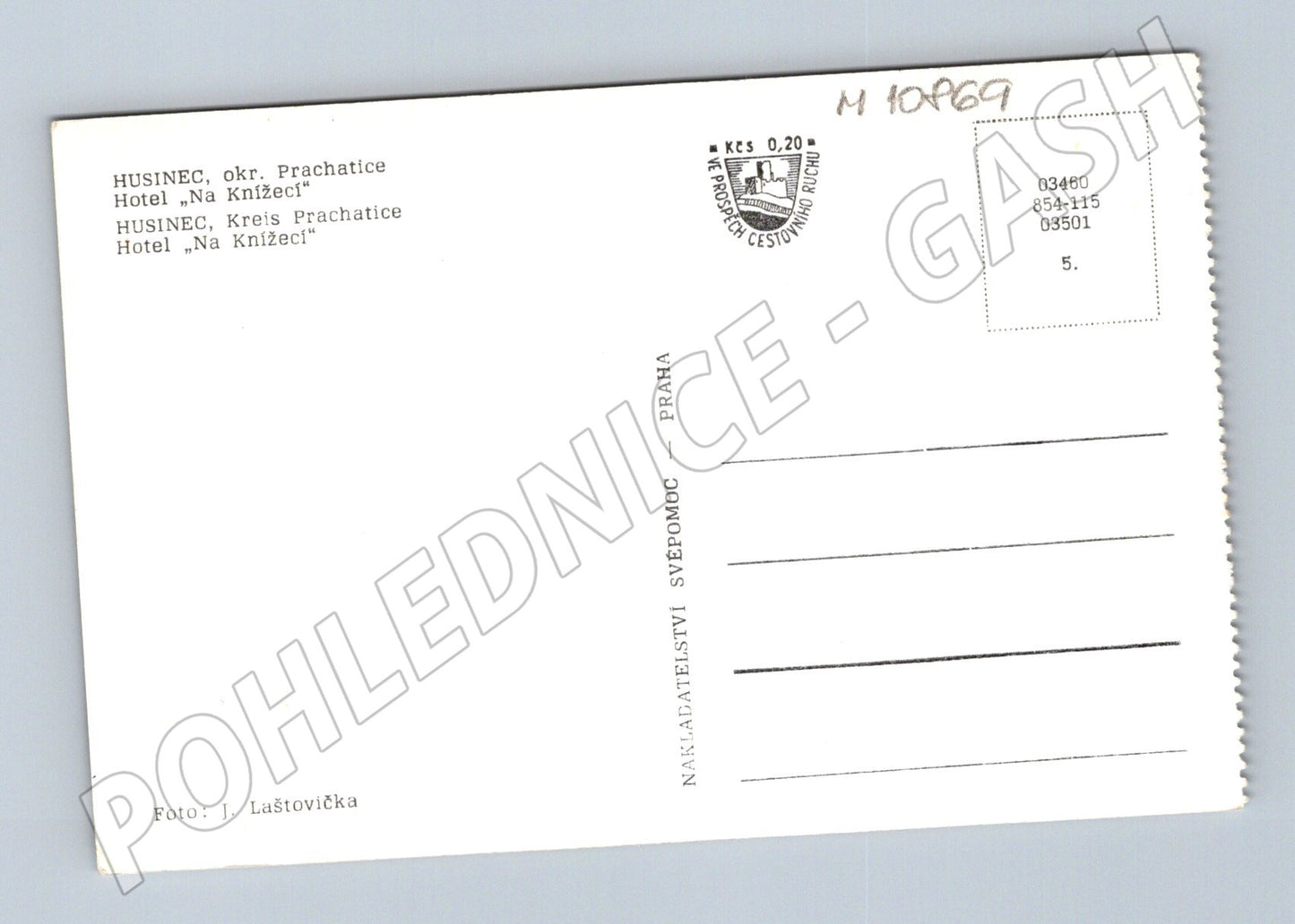 Pohlednice Husinec - Hotel Na Knížecí (M10869)