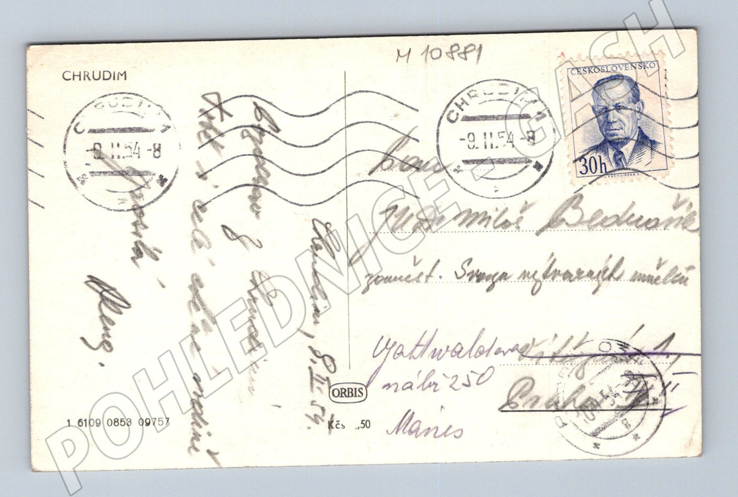 Pohlednice Chrudim Historie (M10881)