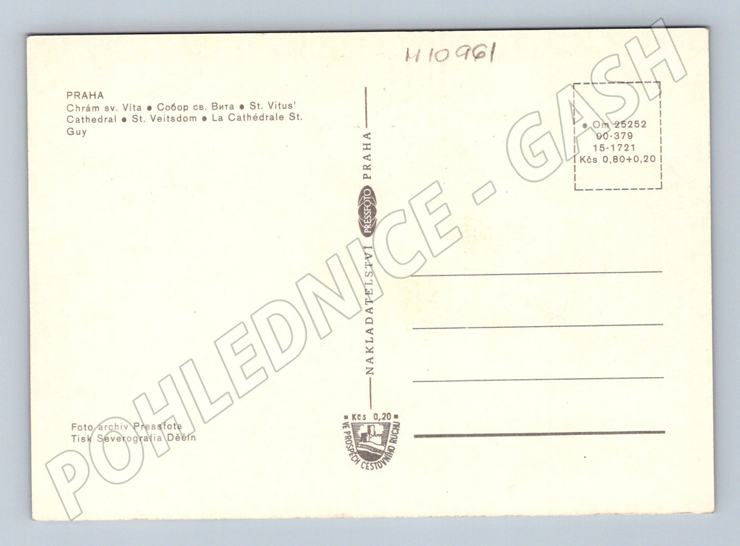 Pohlednice Praha – Chrám sv. Víta (M10961)