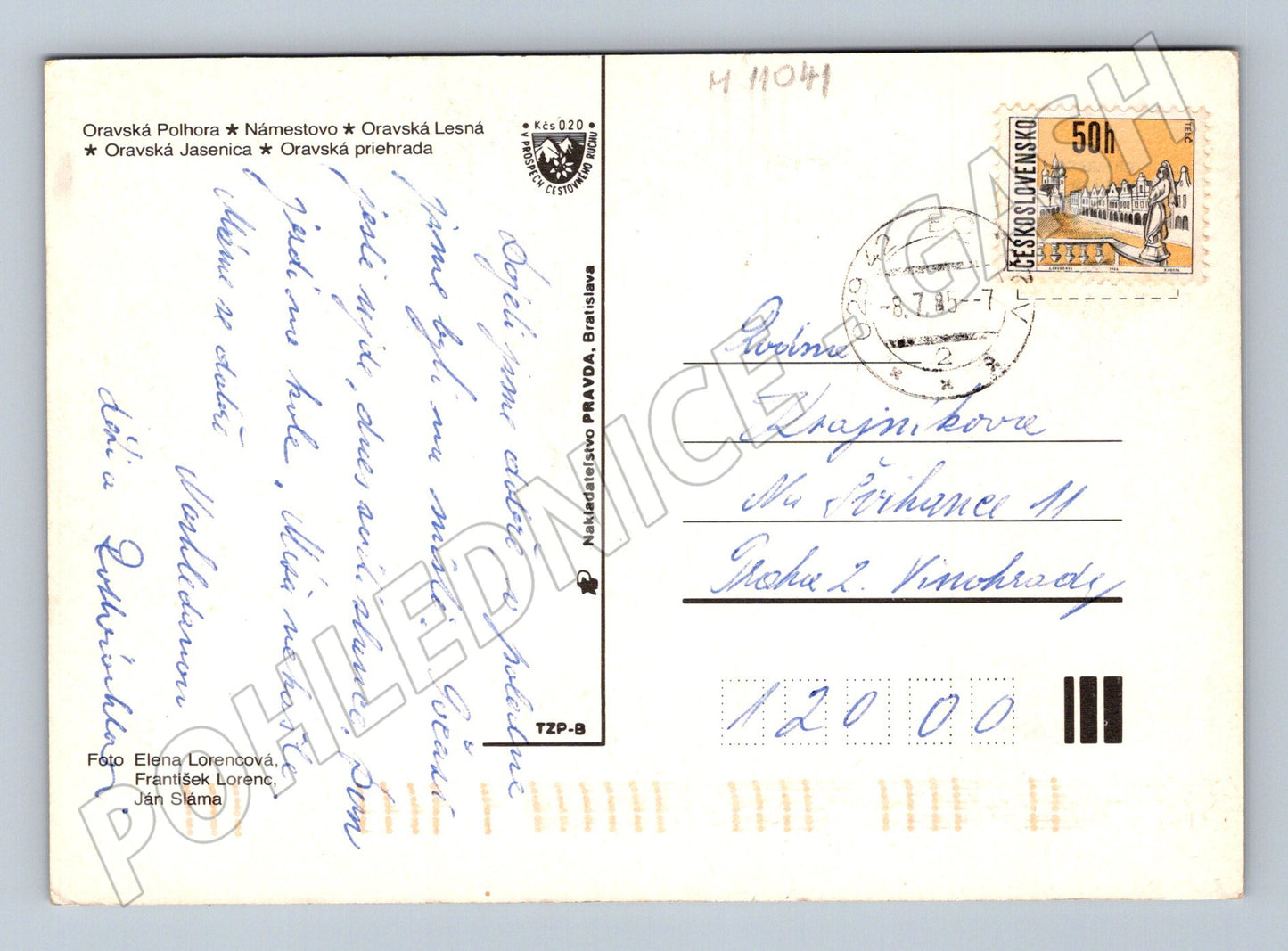 Pohlednice Pozdrav z Oravy – více záběrů (M11041)