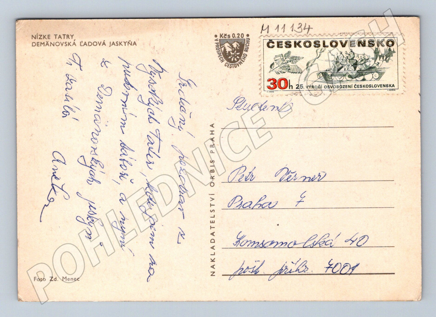 Pohlednice Demänovská ľadová jaskyňa – Nízké Tatry (M11134)