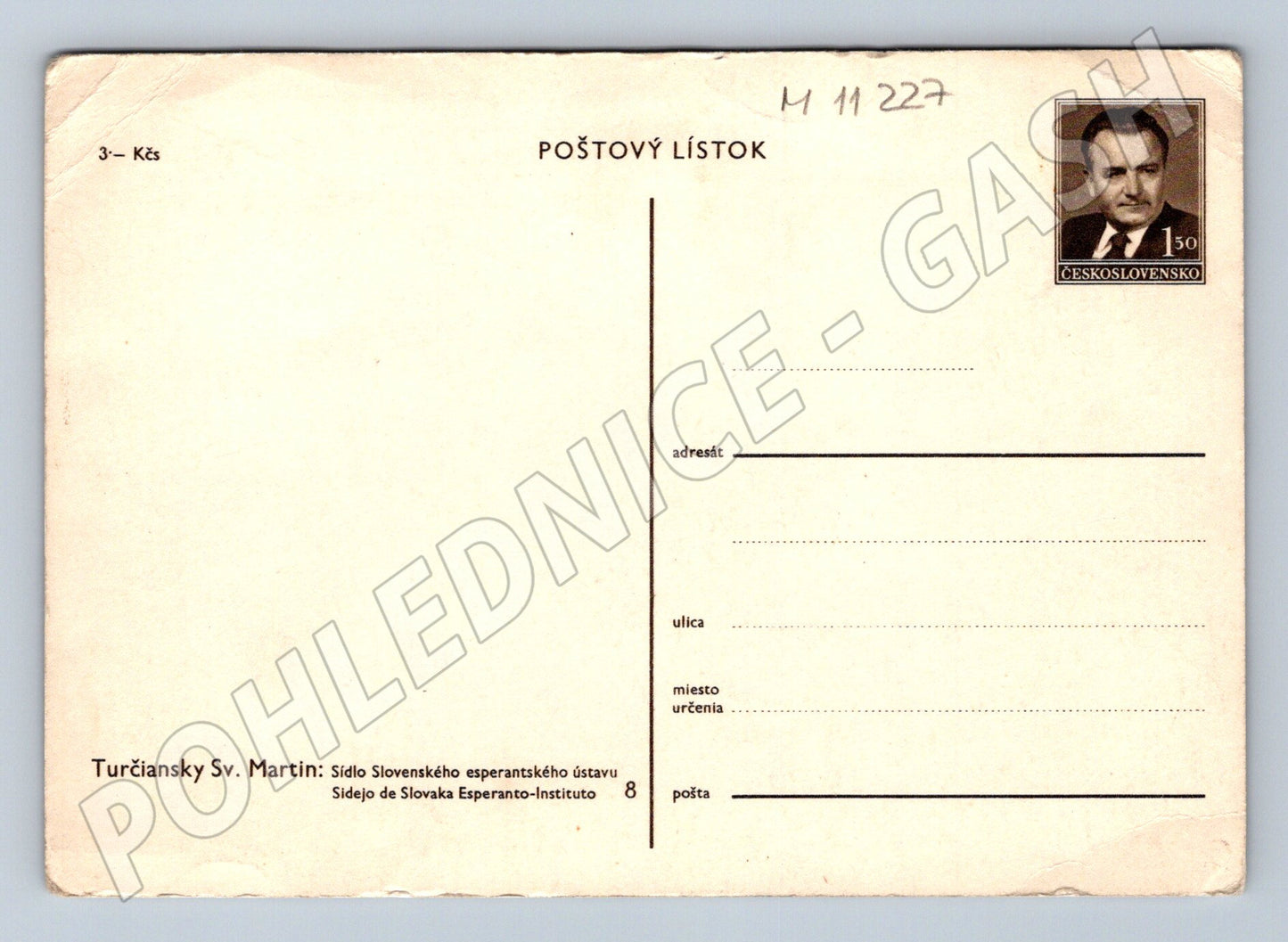 Pohlednice Turčiansky Sv. Martin - historický poštovní lístek (M11227)