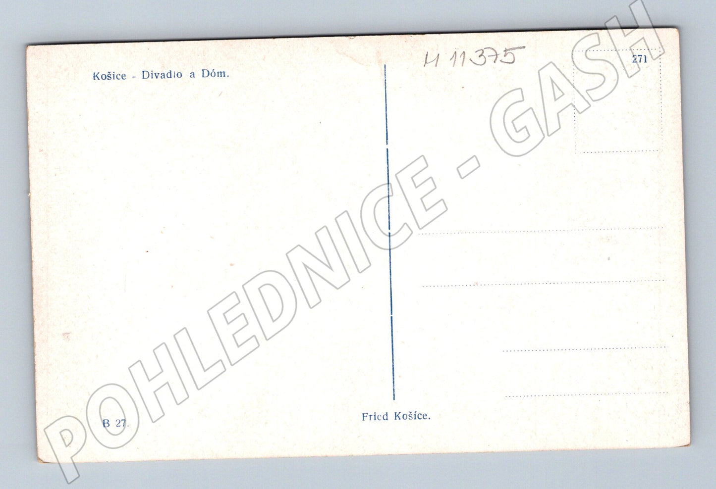 Pohlednice Košice - Divadlo a Dóm (M11375)