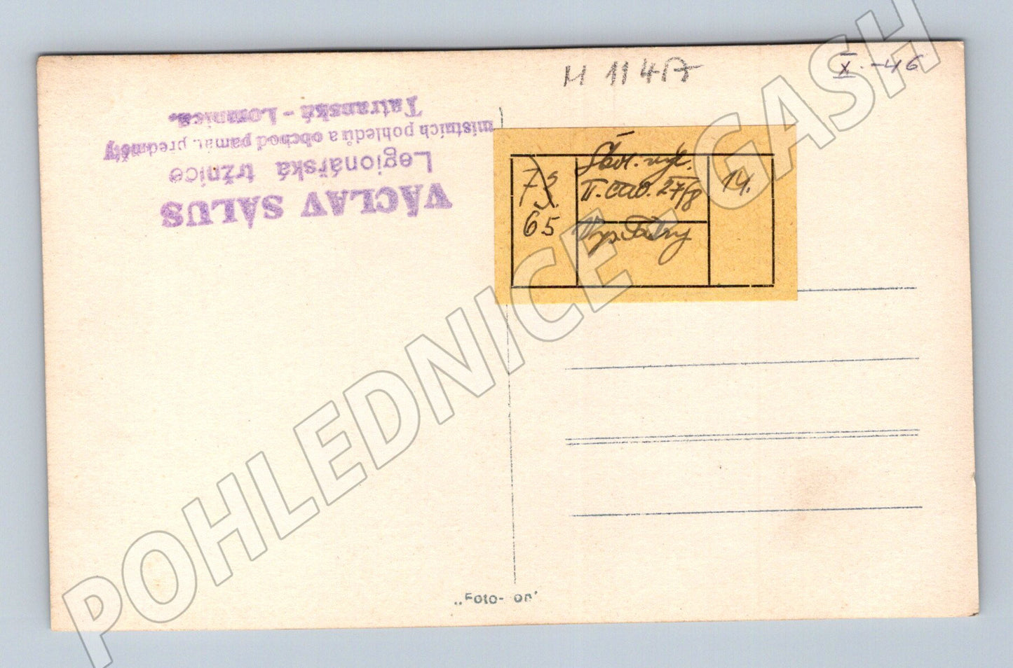 Pohlednice Vysoké Tatry – Gerlachovský štít a Sliezský dom (M11417)