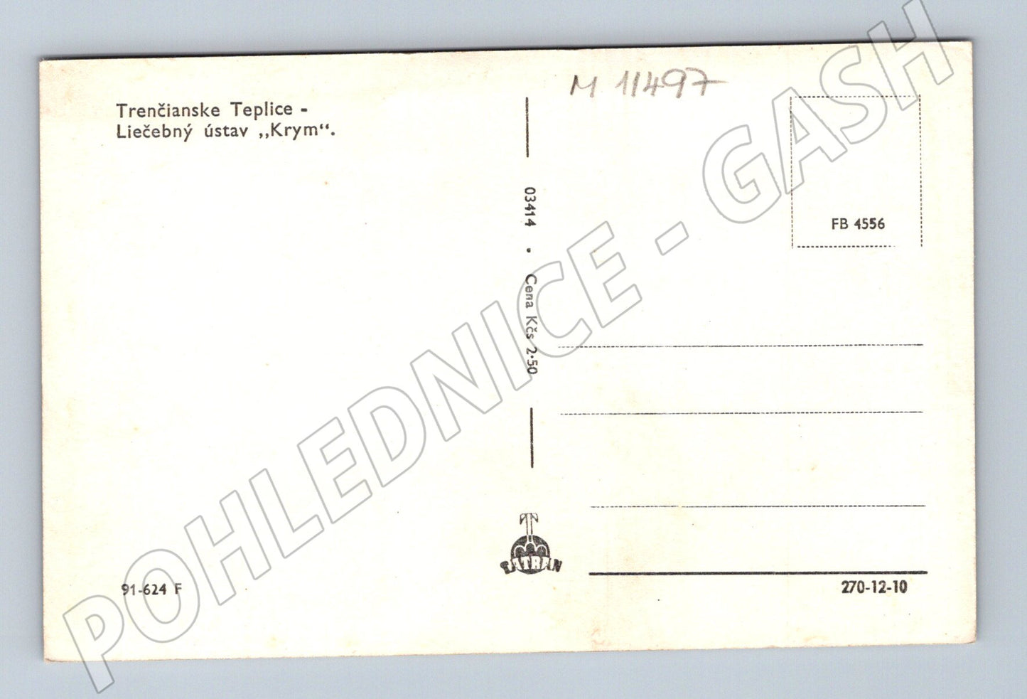 Pohlednice Trenčianske Teplice - Liečebný ústav Krym (M11497)