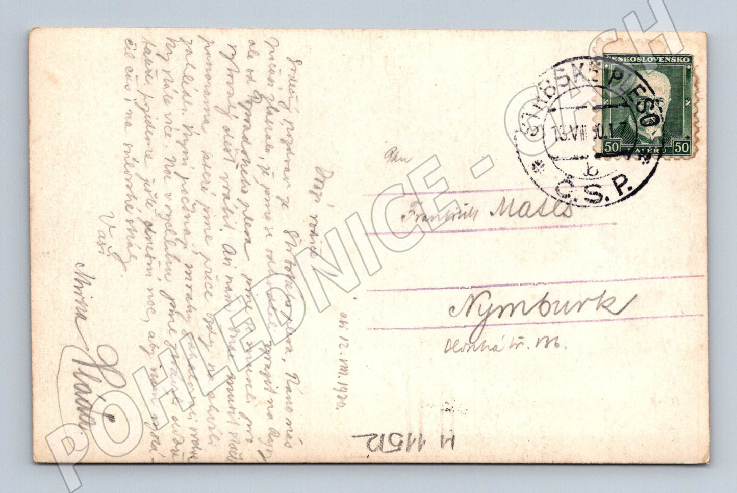 Pohlednice Vysoké Tatry 1930 - Kopky, Vysoká, Ganek, Ostrva (M11512)