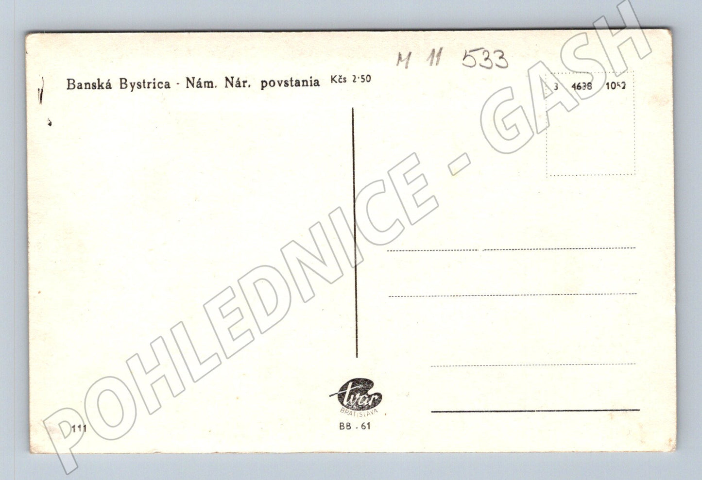 Pohlednice Banská Bystrica – Náměstí SNP (M11533)