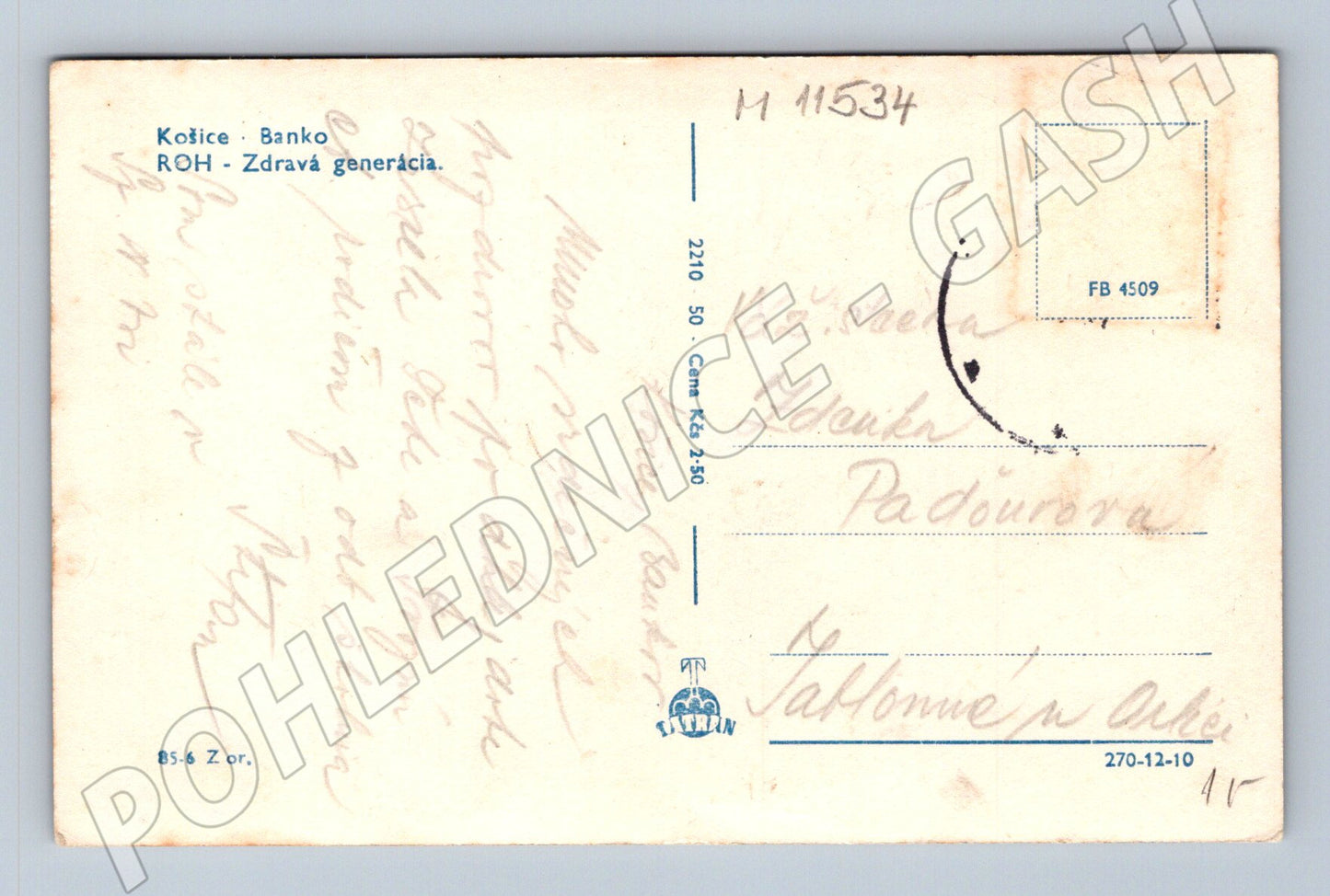 Pohlednice ROH Zdravá generácia, Košice (M11534)