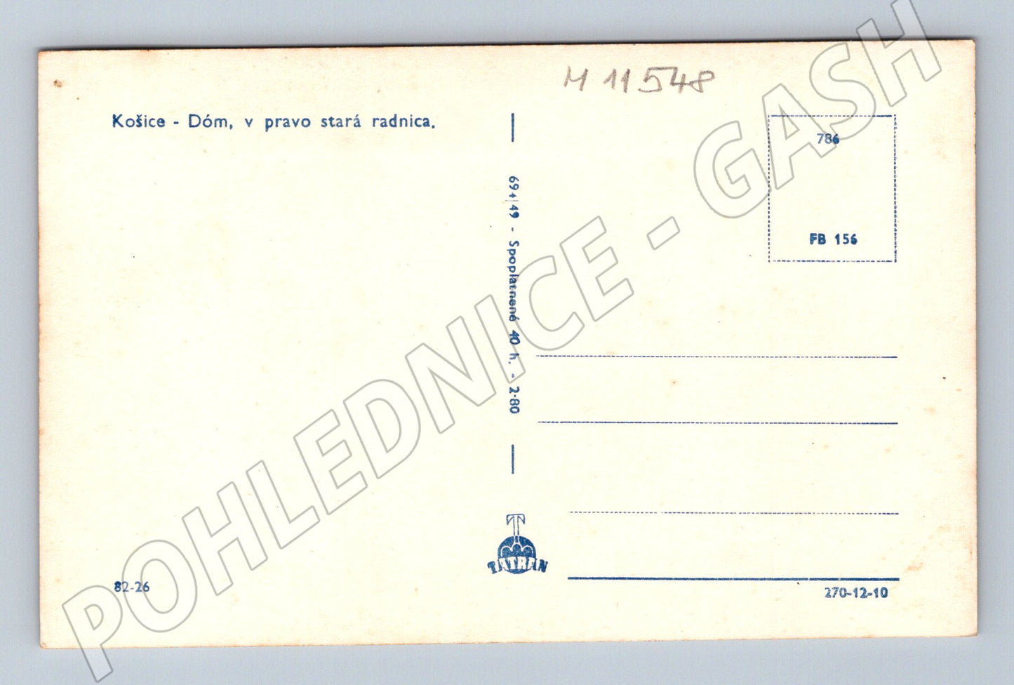 Pohlednice Košice Dóm sv. Alžběty a stará radnice (M11548)