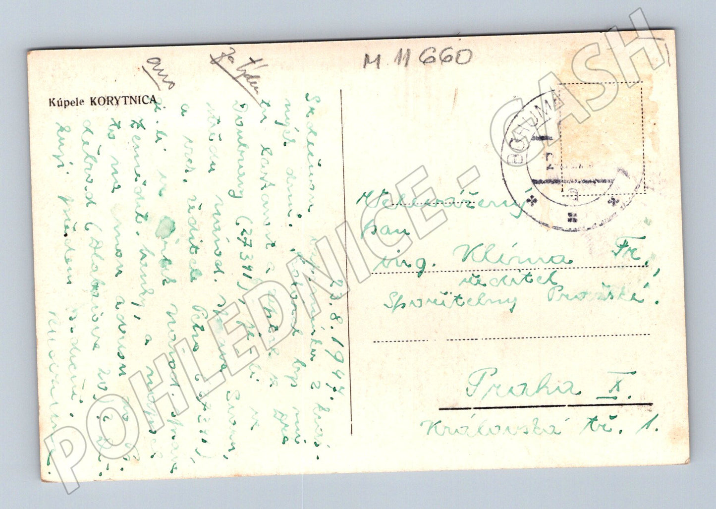 Pohlednice Kúpele Korytnica – Slovensko 1938 (M11660)