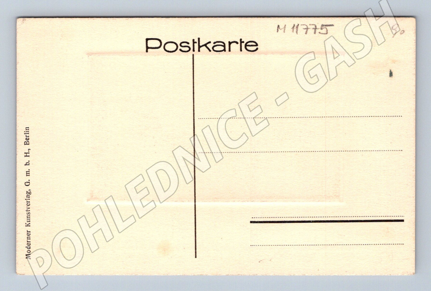Pohlednice andělé – Raffaelův motiv, stará, Berlin (M11775)