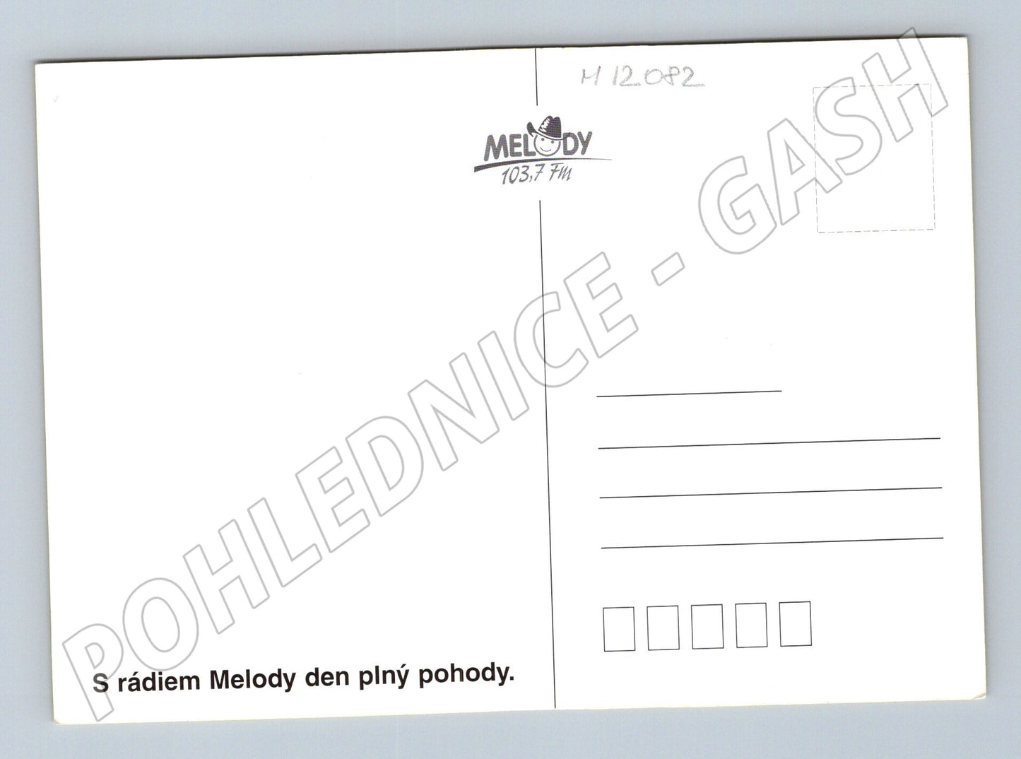 Pohlednice Rádio Melody 103,7 FM, humorná (M12082)