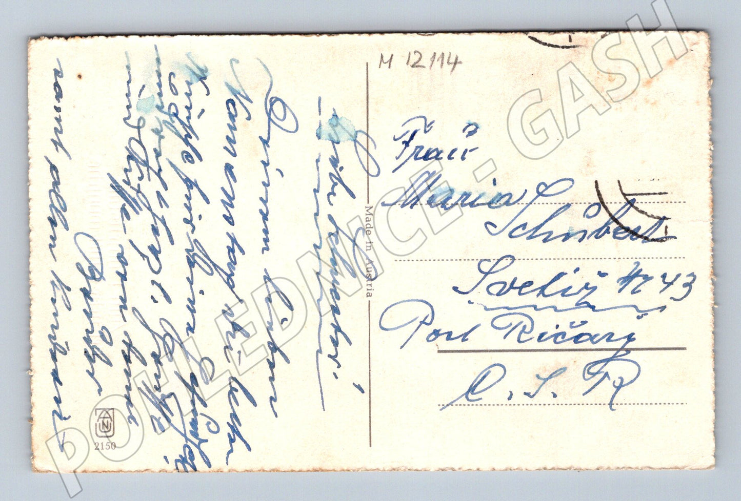 Pohlednice Květiny blahopřání k svátku (M12114)