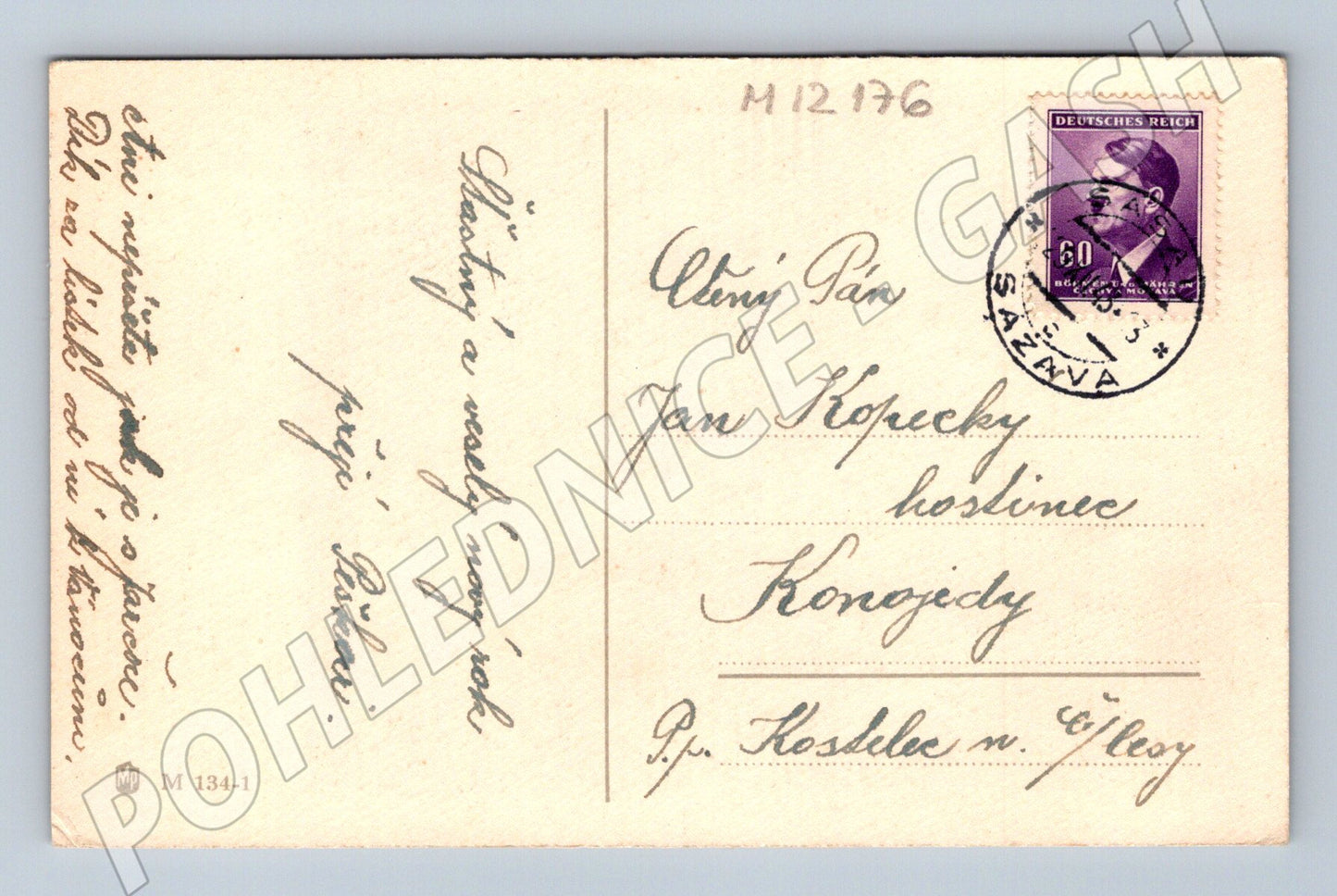 Pohlednice květiny Československo do 1950 (M12176)