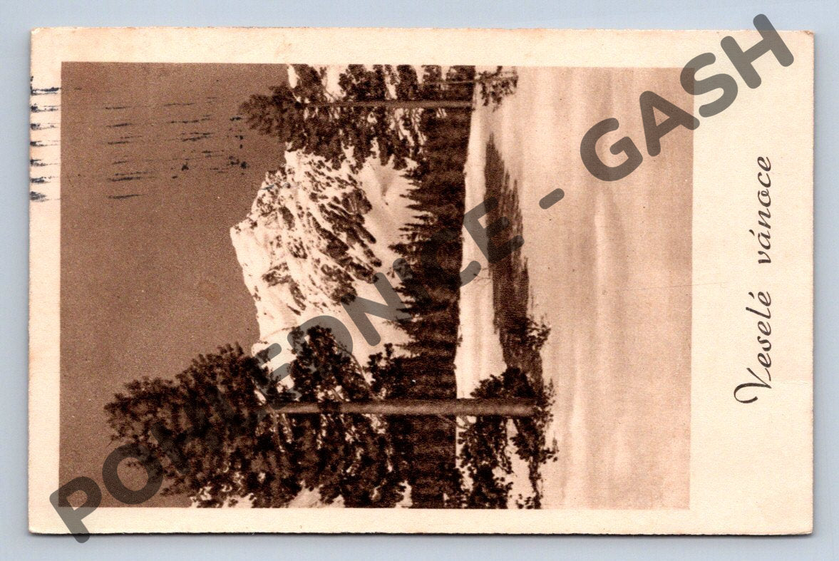 Pohlednice ČR – vánoční motiv 1945 (M1228)