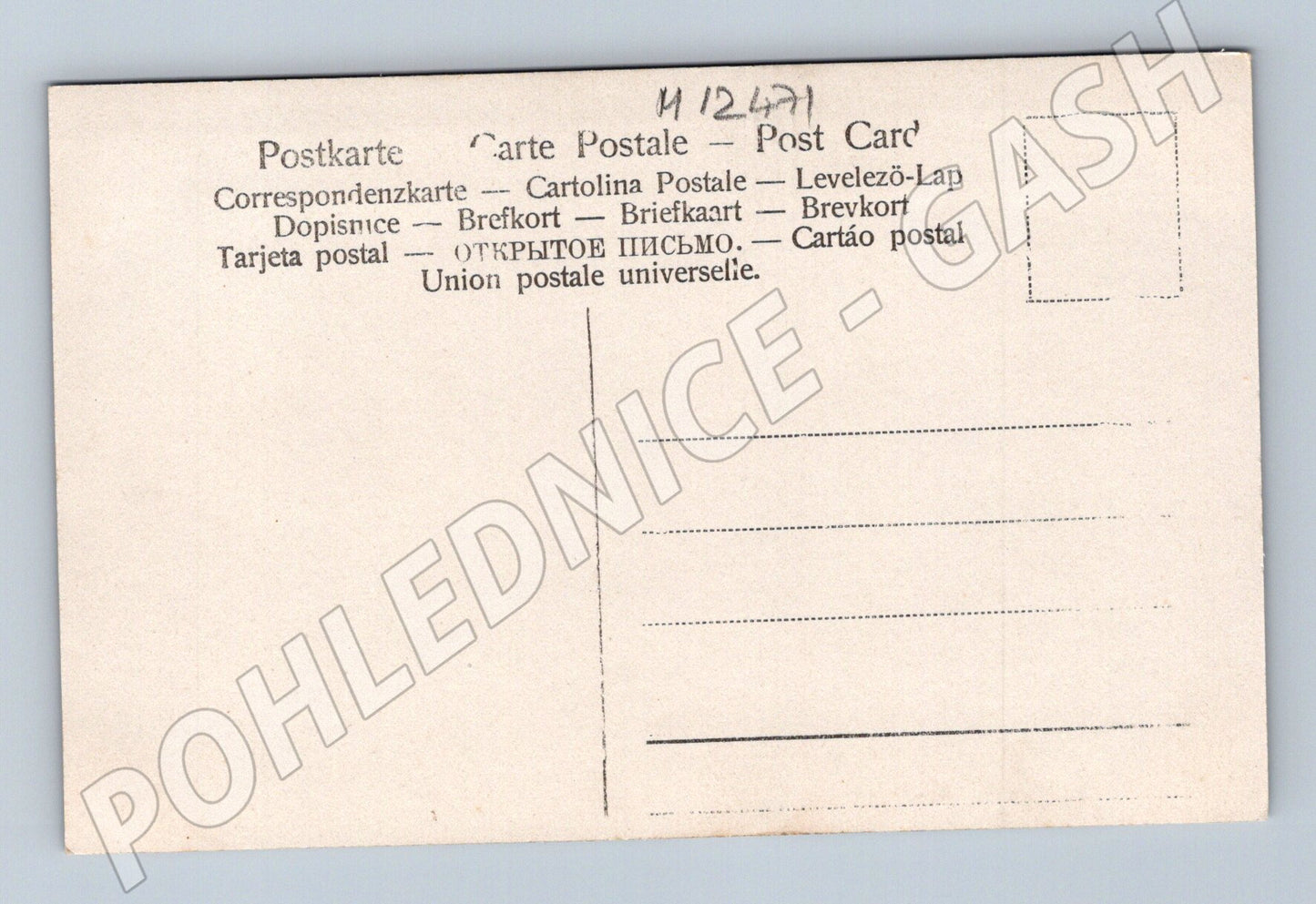 Pohlednice Portrét dámy začátek 20. století (M12471)