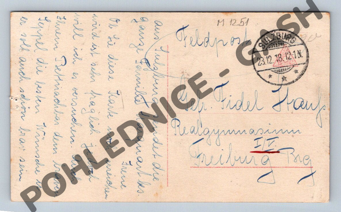 Pohlednice Rakousko 1918 Salzburg (M1251)