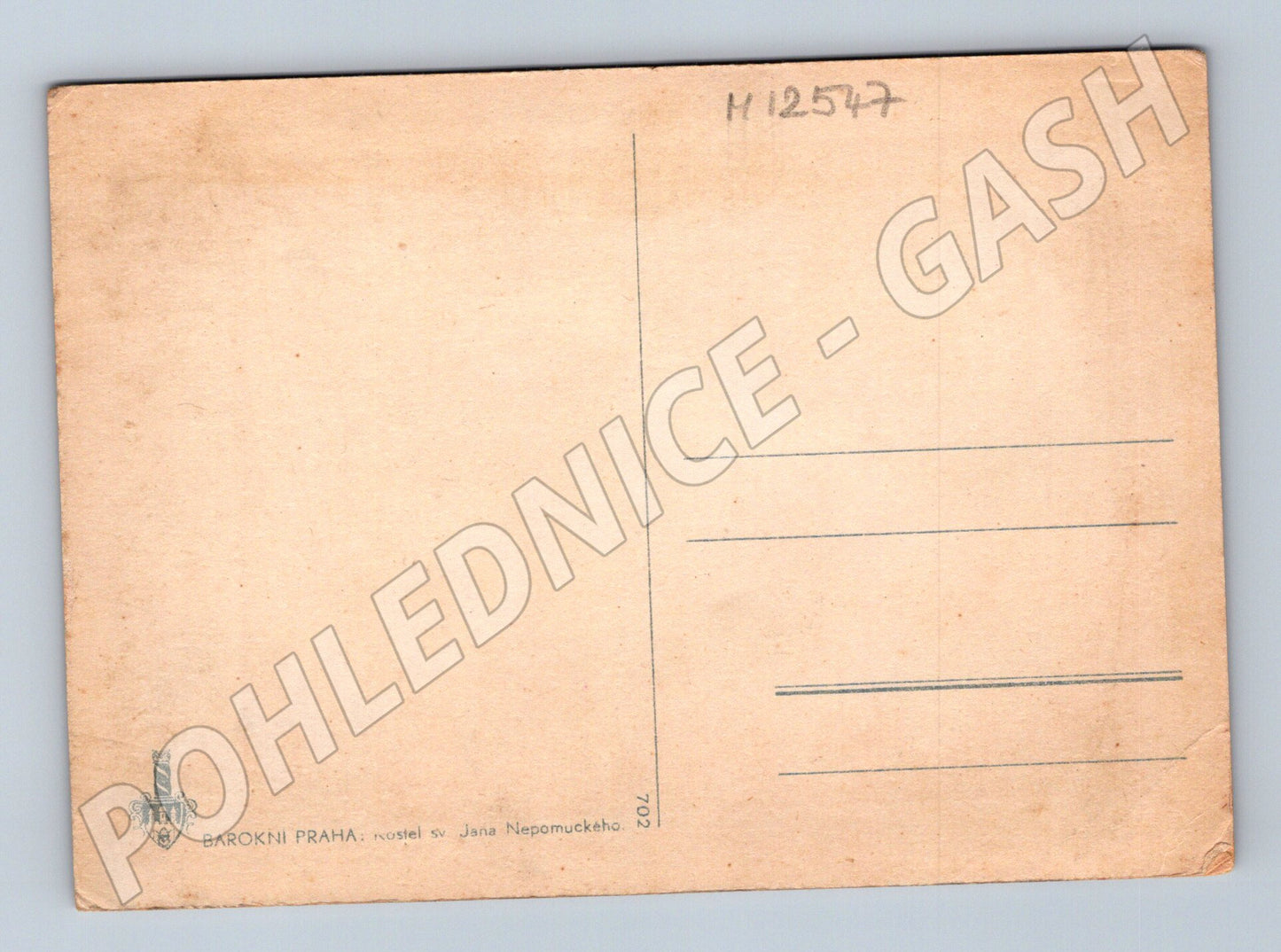 Pohlednice Barokní Praha – kostel sv. Jana Nepomuckého (M12547)