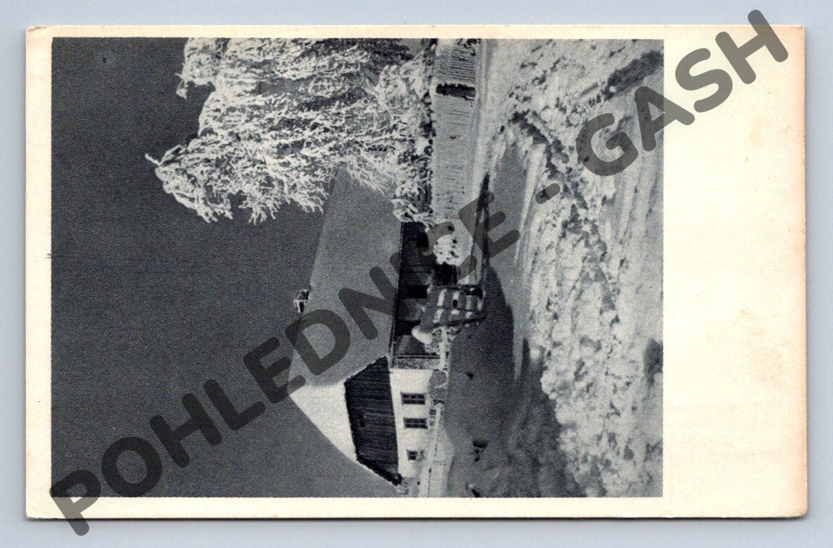 Pohlednice zimní krajina ČR 1947 (M1262)