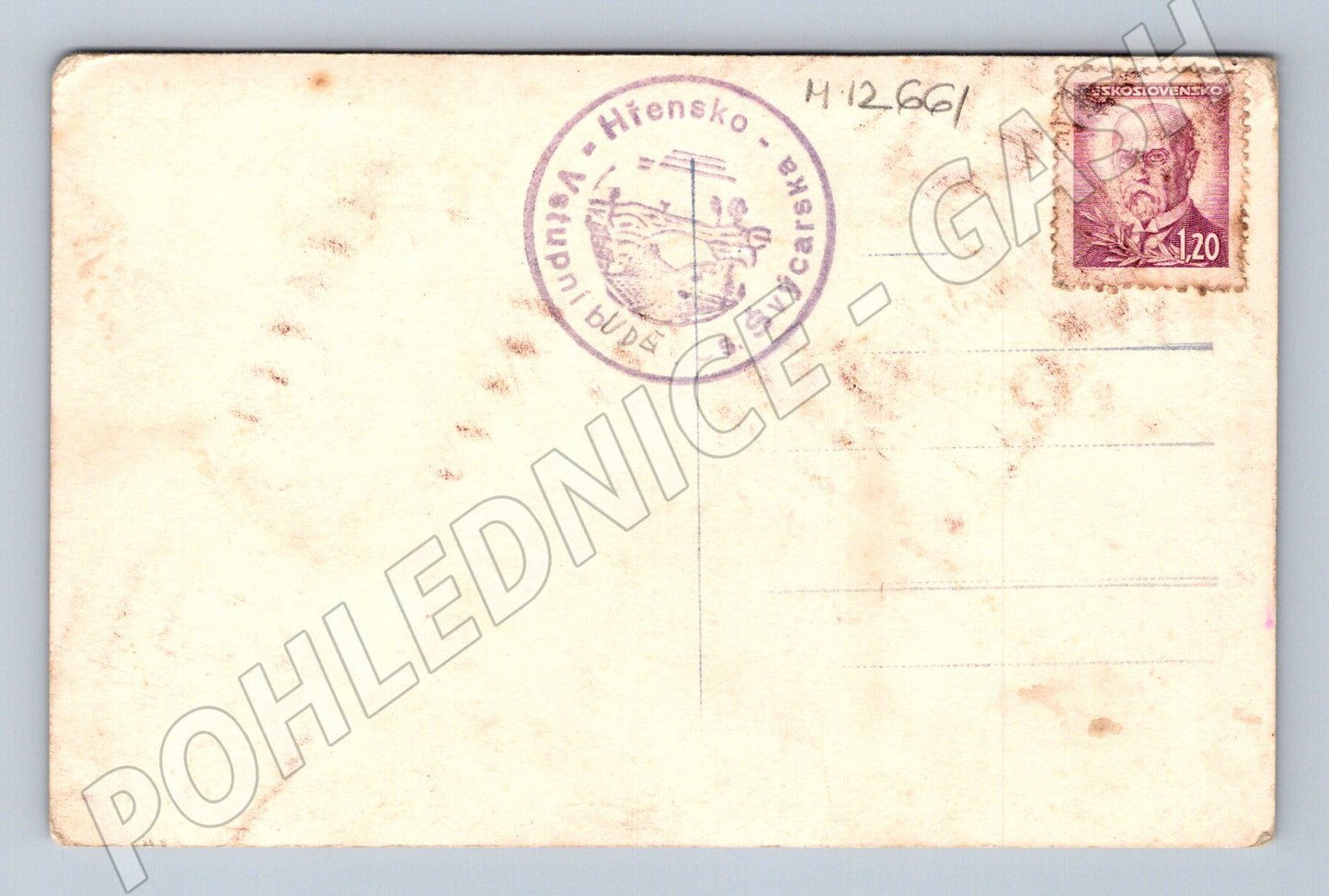 Pohlednice Hřensko České Švýcarsko (M12661)
