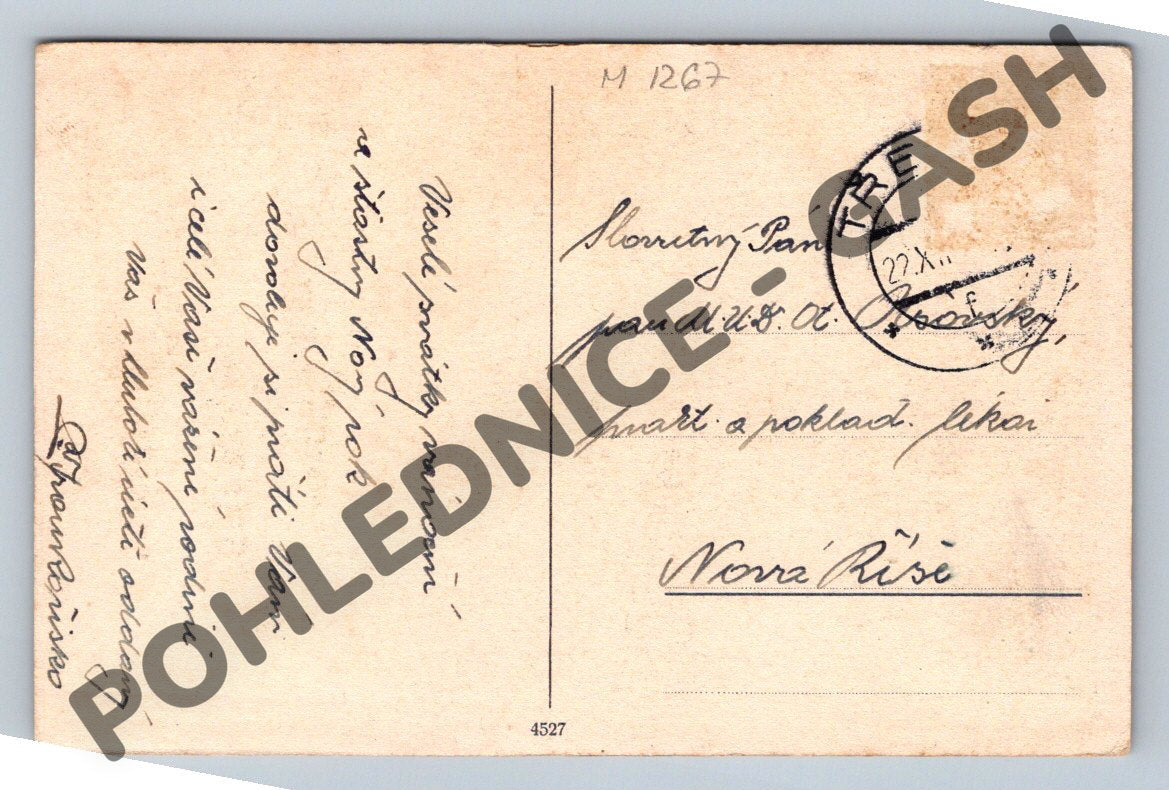 Pohlednice zimní krajina B. Šák ČR (M1267)
