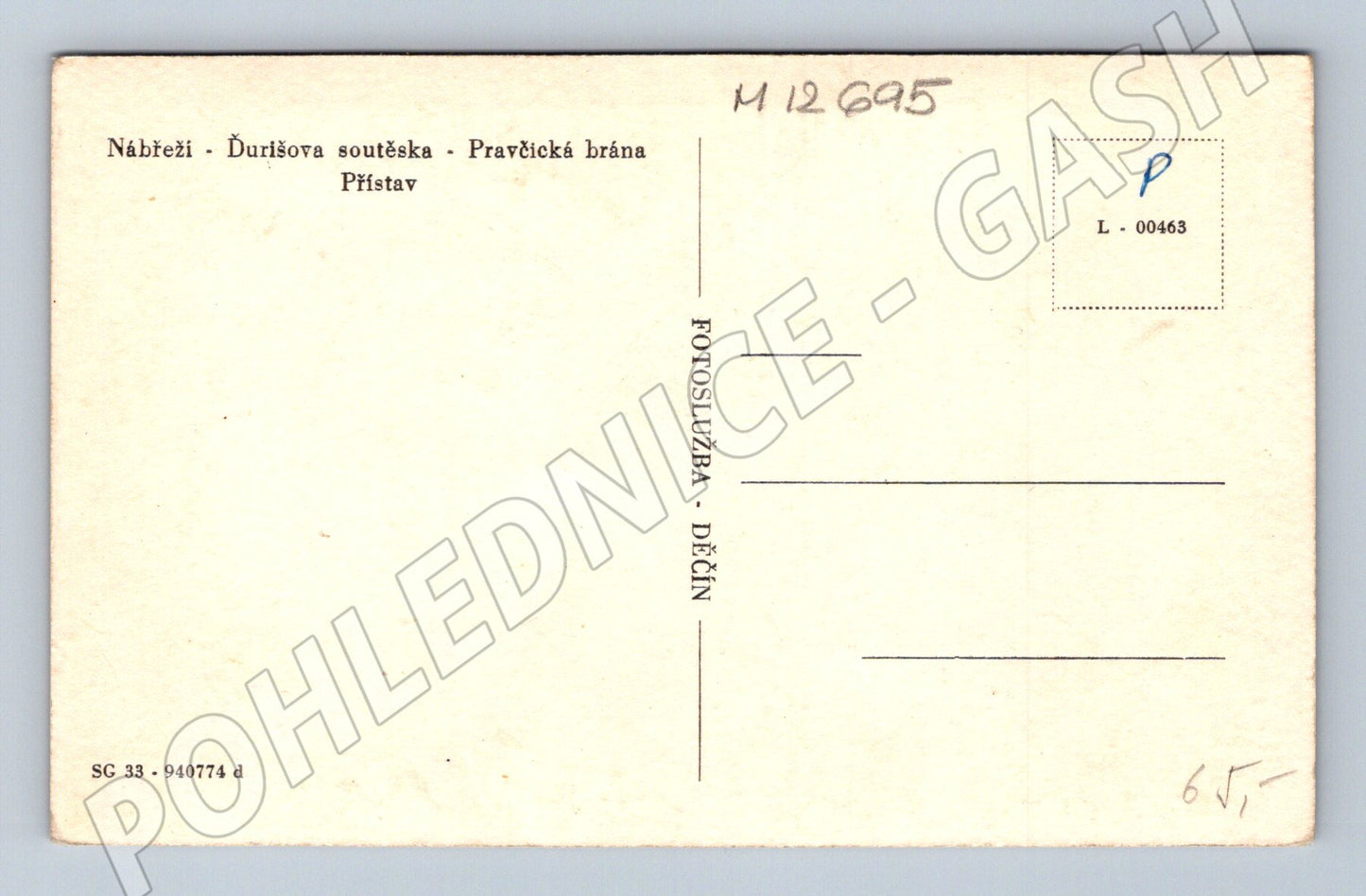 Pohlednice Hřensko Pravčická brána (M12695)