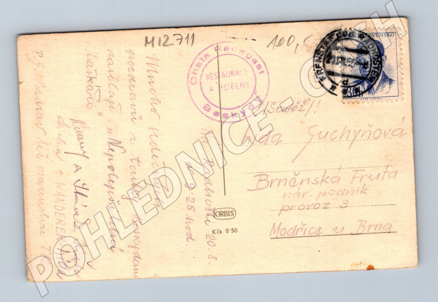 Pohlednice Beskydy Pustevny Radhošť (M12711)