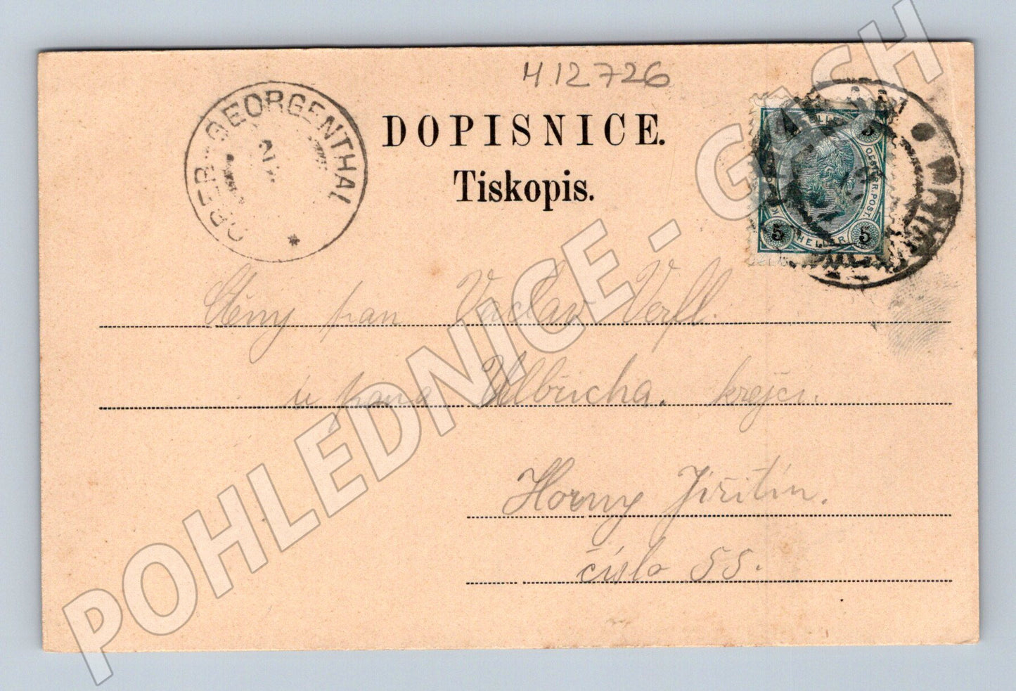 Pohlednice Svatá Hora u Příbrami historická kolorovaná (M12726)