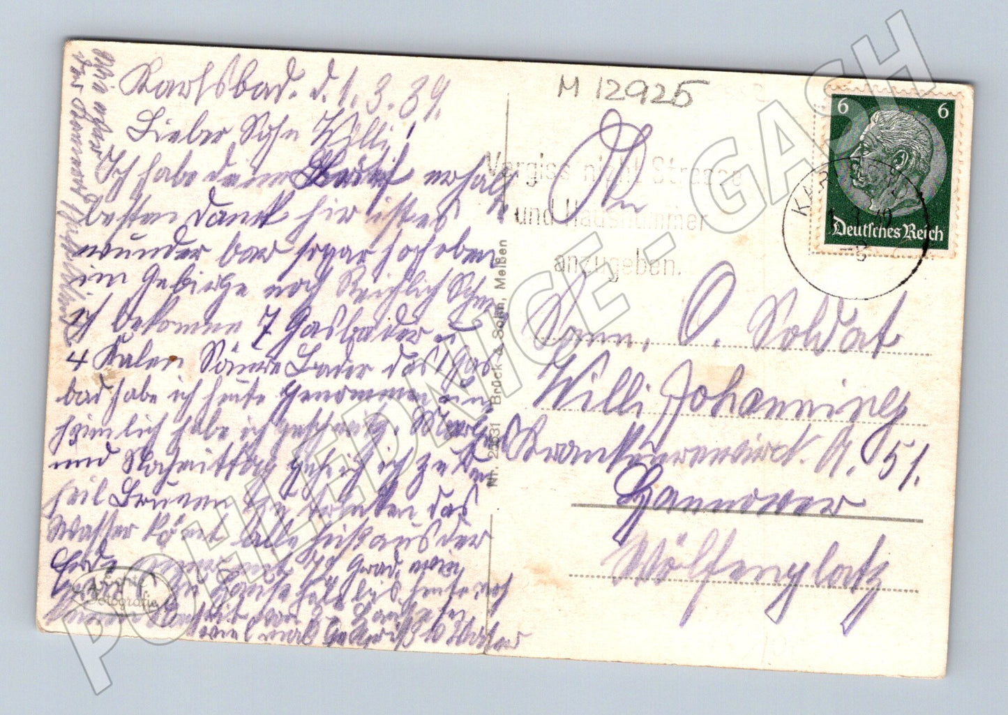 Pohlednice Karlovy Vary Karlsbad stará malý formát (M12925)