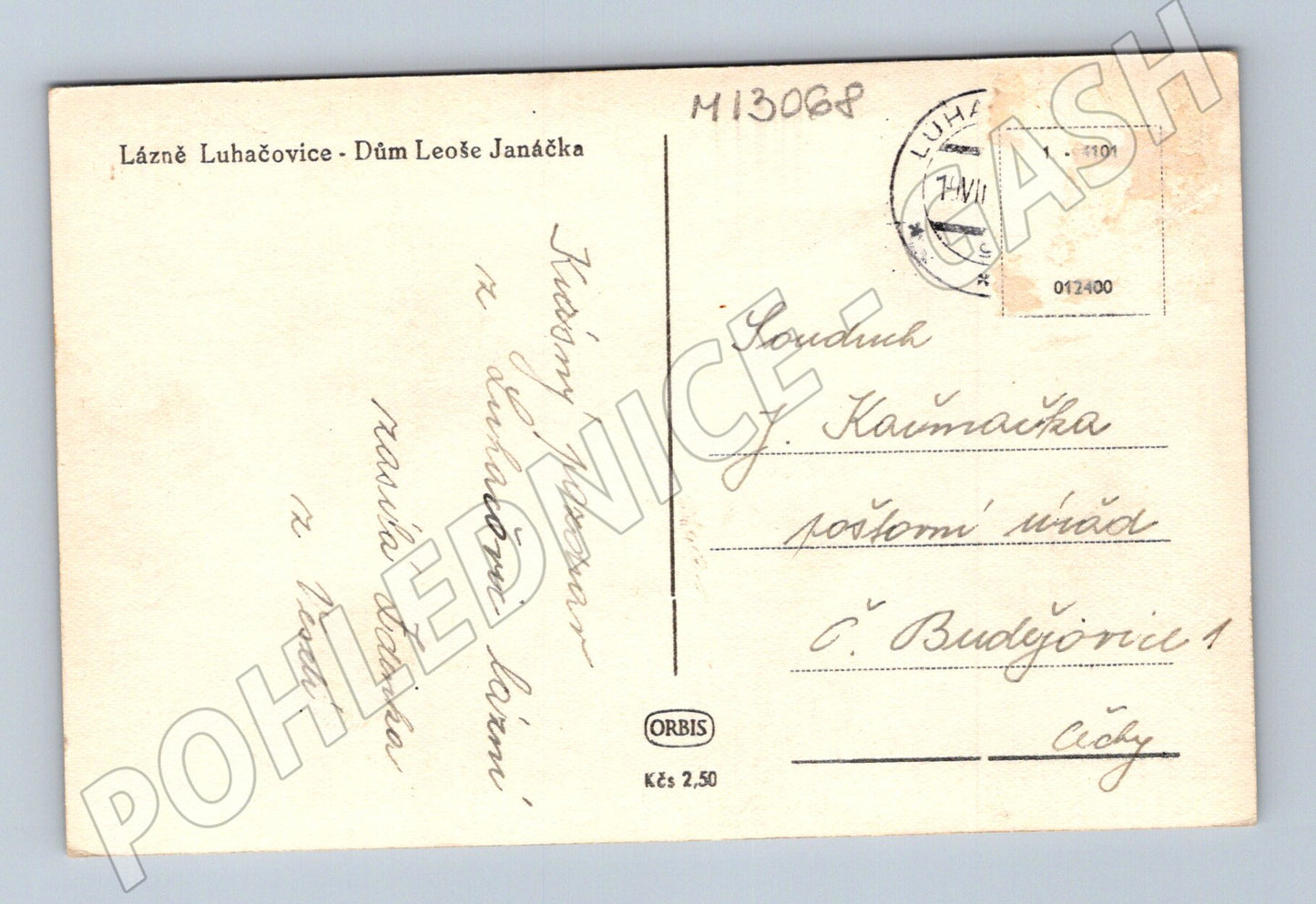Pohlednice Lázně Luhačovice Dům Leoše Janáčka (M13068)