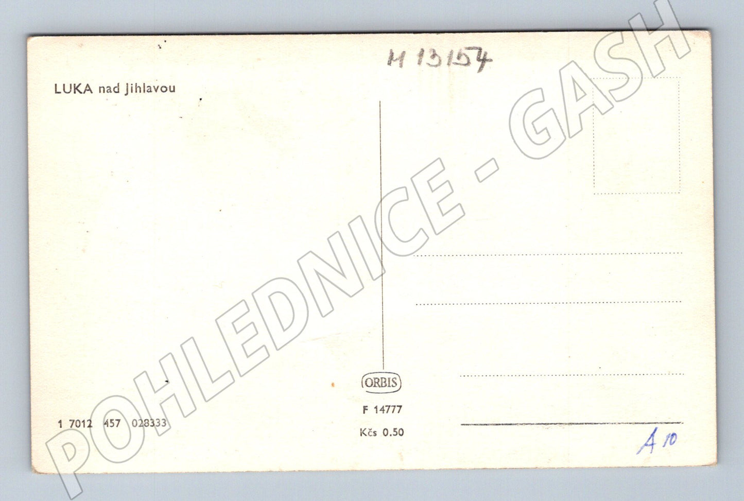Pohlednice Luka nad Jihlavou (M13154, černobílá, Orbis)