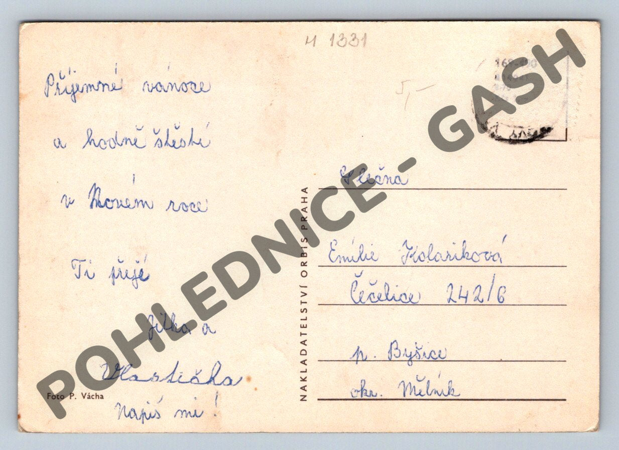 Pohlednice český betlém Orbis Praha (M1331)