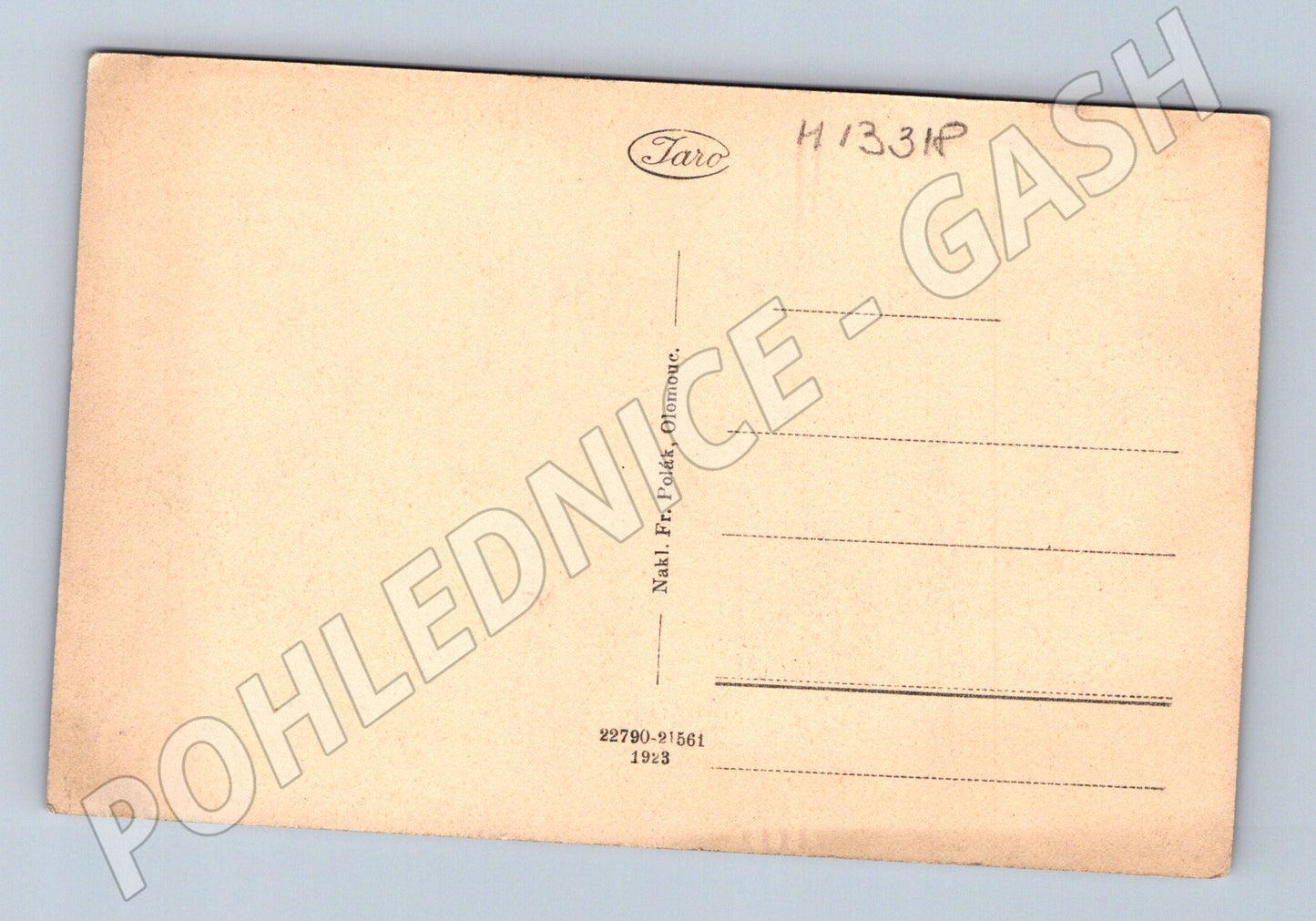 Pohlednice Olomouc Pöttingeum 1923 (M13318)