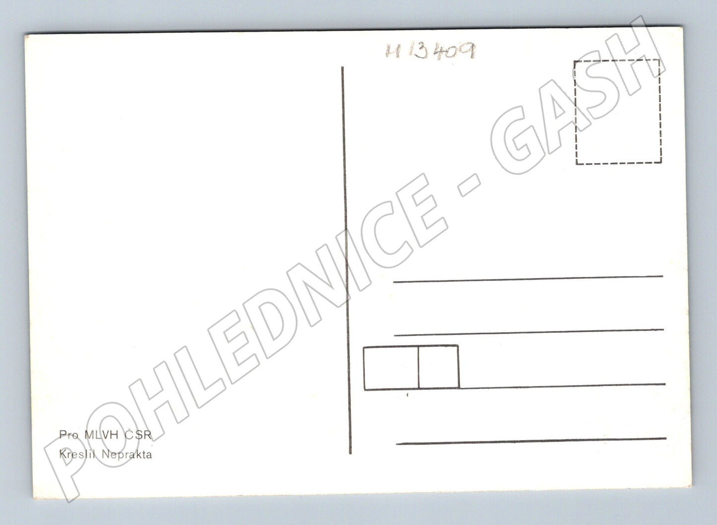 Pohlednice Neprakta sběr železa ČSSR (M13409)