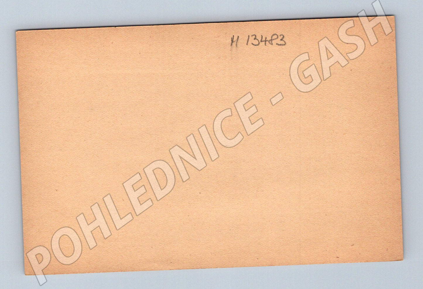 Pohlednice most přes řeku – kresba 1955 (M13483)