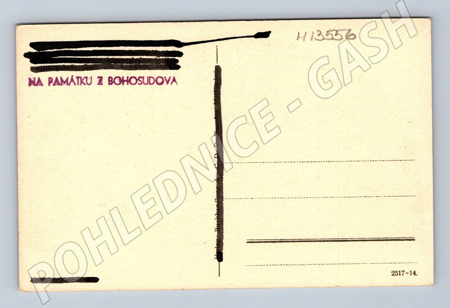 Pohlednice Bohosudov dramatická scéna (M13556)