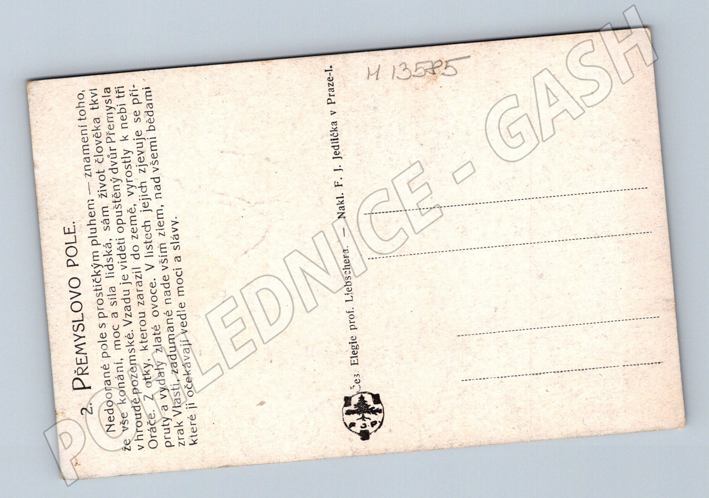 Pohlednice Přemyslovo pole – legenda o Oráčovi (M13585)