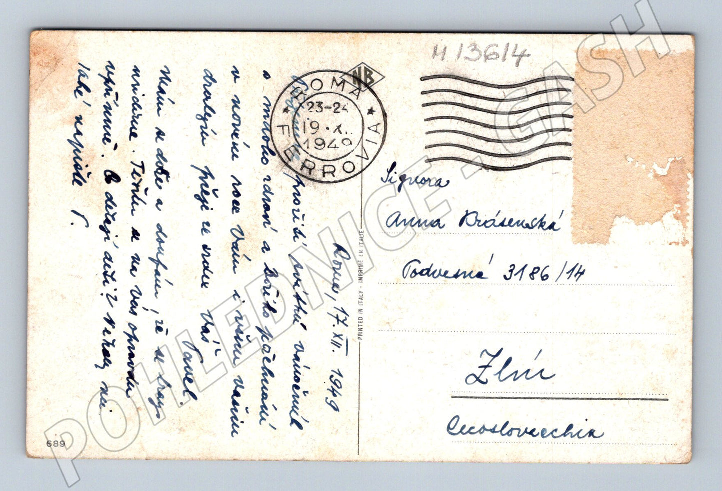 Pohlednice sv. Pavel - náboženský motiv (M13614)