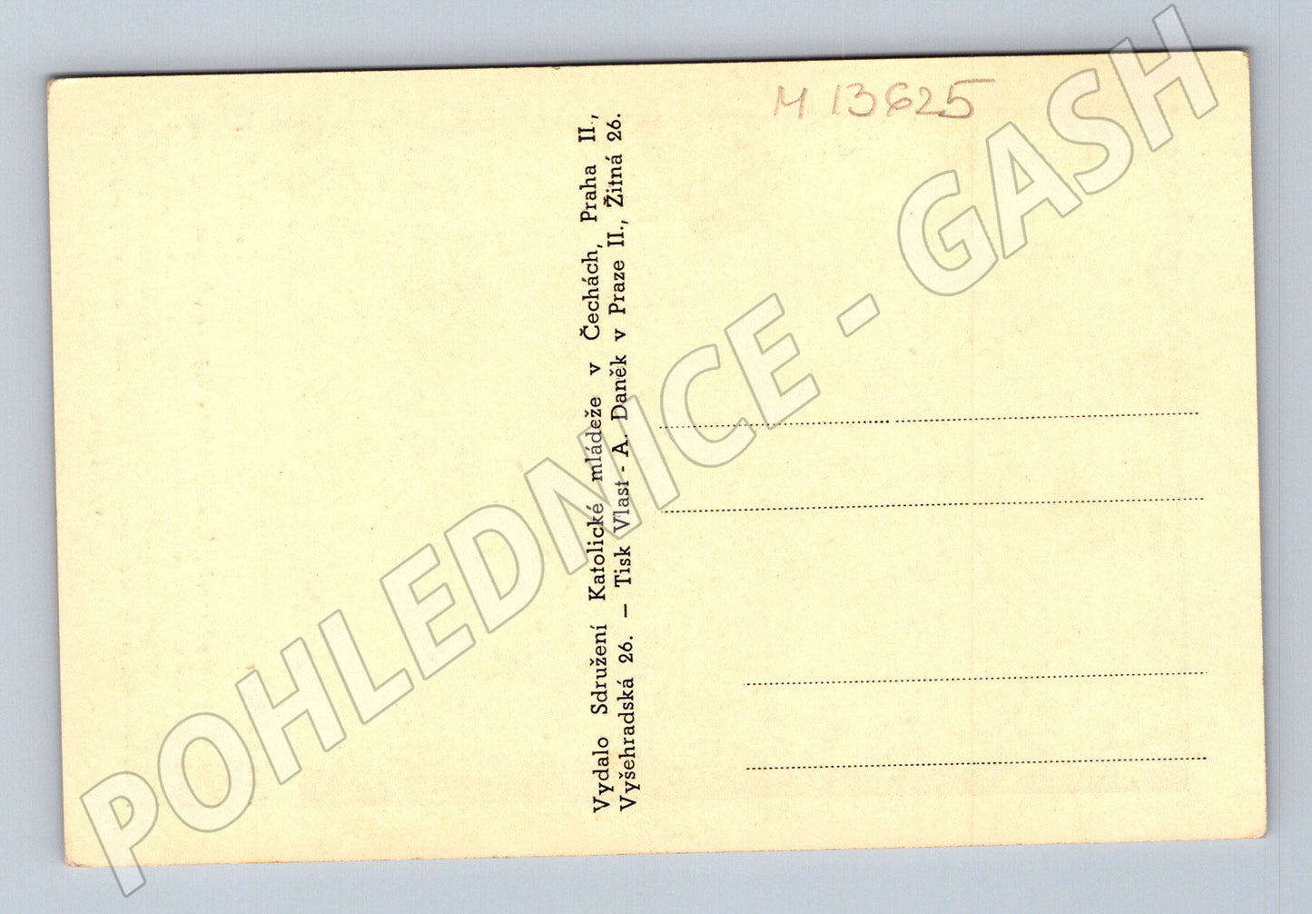 Pohlednice Český oltář katolická náboženská (M13625)