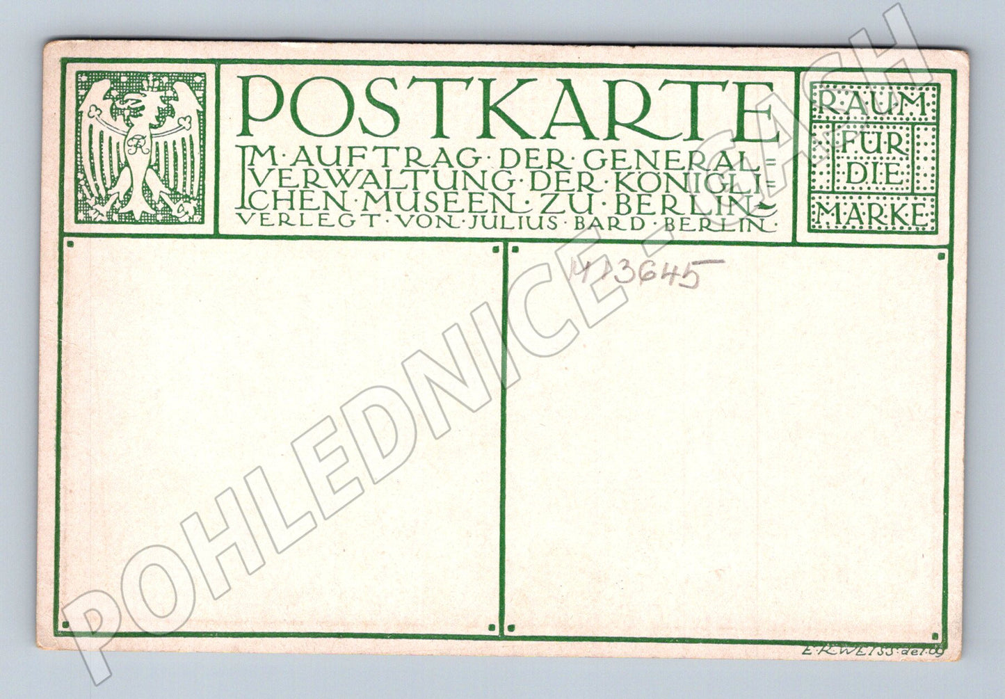 Pohlednice Portrét staršího muže (M13645)