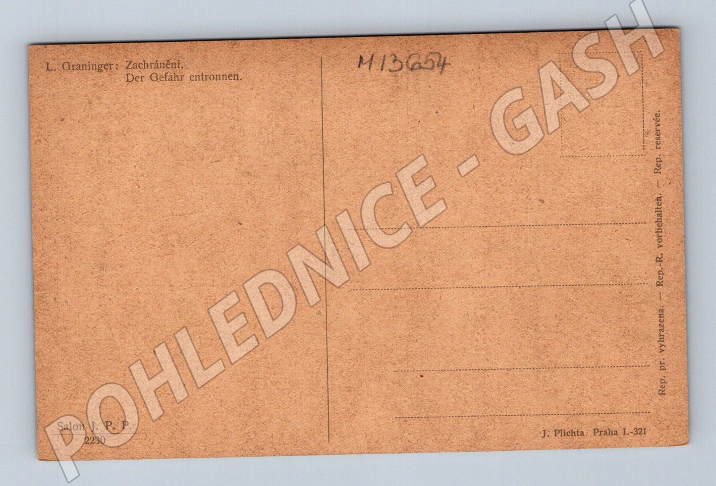 Pohlednice Zachráněni Graninger (M13654)